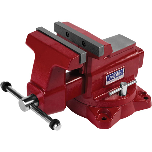 Utility HD Bench Vise, 6-1/2" Jaw Width, 4-1/4" Throat Depth Trail Hammer and Bolt