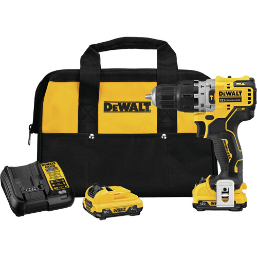 Xtreme Brushless Hammer Drill Kit, 12 V, 3/8", 250 UWO, 0-1500 RPM Trail Hammer and Bolt