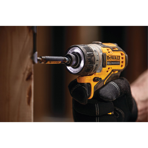 Tournevis &agrave; moteur sans balai Xtreme (outil seulement), 1/4", 12 V, 200 UWO couple max., Lithium-ion bloc-pile Trail Hammer and Bolt