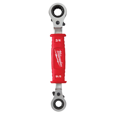 Cl&eacute; polygonale isol&eacute;e &agrave; cliquet 4 en 1 pour le monteur de ligne Trail Hammer and Bolt