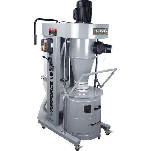 Cyclone Dust Collector, 26" x 47" x 70" Trail Hammer and Bolt