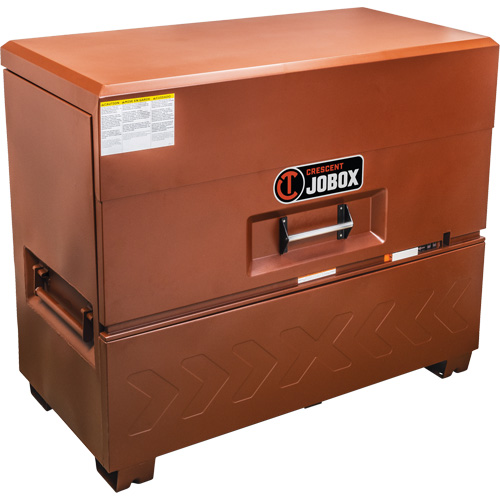 Coffre de style piano Site-Vault, 74" la x 31" p x 64" h, Orange Trail Hammer and Bolt