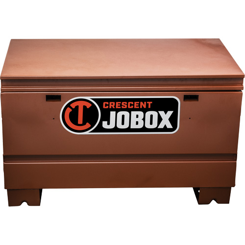 Coffre de chantier de s&eacute;rie Tradesman, 36" x 19-1/2" x 22", Acier, Orange Trail Hammer and Bolt