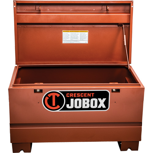 Coffre de chantier de s&eacute;rie Tradesman, 36" x 19-1/2" x 22", Acier, Orange Trail Hammer and Bolt