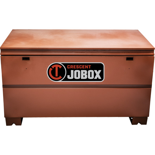 Coffre de chantier de s&eacute;rie Tradesman, 48" x 24" x 27-1/2", Acier, Orange Trail Hammer and Bolt