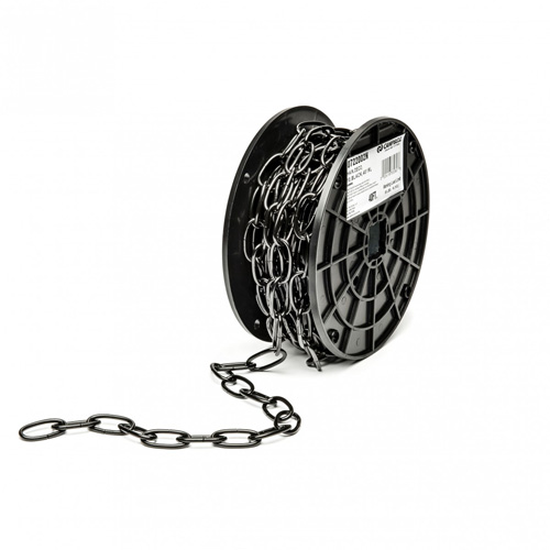 Decorator Chain, Carbon Steel, #10 x 40' (12.2 m) L, 35 lbs. (0.0175 tons) Load Capacity Trail Hammer and Bolt