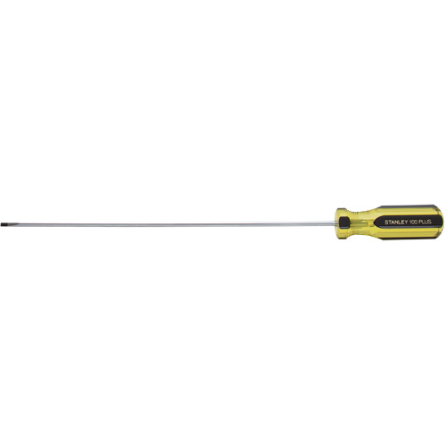 Tournevis d'&eacute;b&eacute;nisterie tr&egrave;s l&eacute;ger 100 PLUS, Tige de 1/8", Ronde, 6-5/8" lo, Prise en Plastique Trail Hammer and Bolt