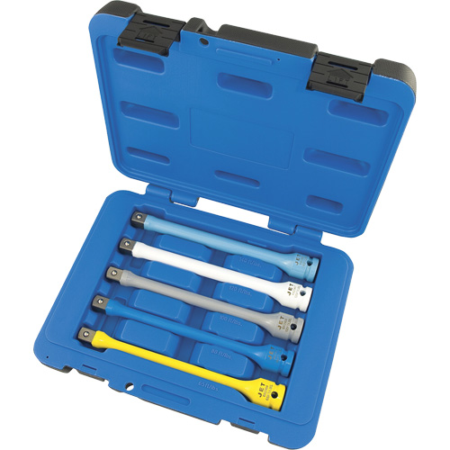 JTLE-5S Jeu de rallonges limiteurs de couple pour cl&eacute; &agrave; chocs, Prise 1/2", Couple de 65 lb-pi/80 lb-pi/100 lb-pi/120 lb-pi/140 lb-pi, Multiple Trail Hammer and Bolt