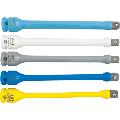 JTLE-5S Jeu de rallonges limiteurs de couple pour cl&eacute; &agrave; chocs, Prise 1/2", Couple de 65 lb-pi/80 lb-pi/100 lb-pi/120 lb-pi/140 lb-pi, Multiple Trail Hammer and Bolt