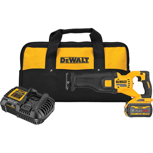 Ensemble de scie alternative sans balai FlexVolt Max, 60 V, Lithium-ion Bloc-pile, 0-3000 coups/min Trail Hammer and Bolt