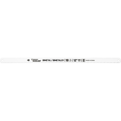 Lames pour scie &agrave; m&eacute;taux Bi-Metaloy, Bim&eacute;tal, 12" lo, 24 dents par pouce Trail Hammer and Bolt