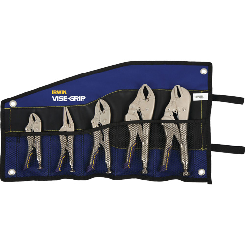 Vise-Grip&reg; Fast Release Locking Plier Set, 5 Pieces Trail Hammer and Bolt