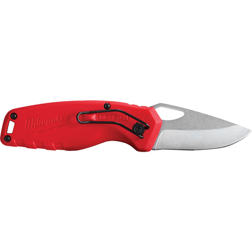 Couteau pliant compact, 2-1/2" lame, lame en Acier inoxydable, poign&eacute;e en M&eacute;tal Trail Hammer and Bolt