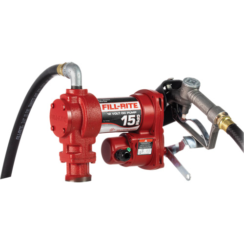 Heavy-Duty Fuel Transfer Pump with Manual Nozzle Trail Hammer and Bolt