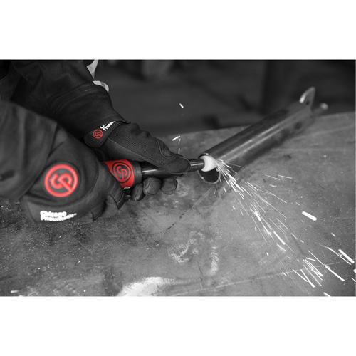 CP7410 Die Grinder with Spindle Lock System, 1/4" Collet, 27000 RPM Trail Hammer and Bolt