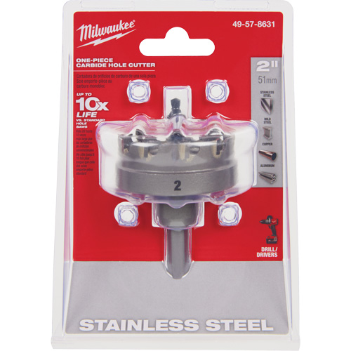 Scies-cloches au carbure monobloc, 2", Profondeur de la coupe de 3/16" Trail Hammer and Bolt