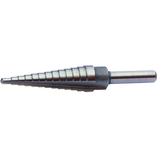 DRILLCO Multi-Step Drill Bit, 3/16" - 7/8" , High Speed Steel Trail Hammer and Bolt