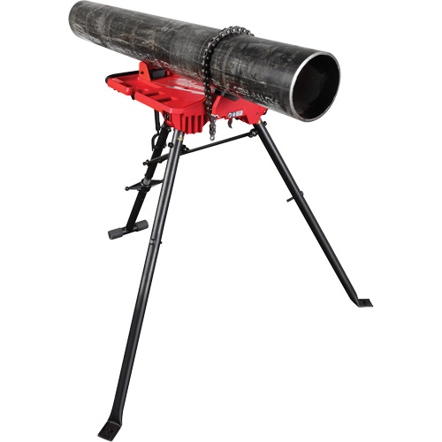 Tr&eacute;pied de nivellement de 6" avec &eacute;tau &agrave; chaîne Trail Hammer and Bolt