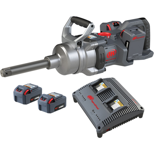 Ensemble de cl&eacute;s &agrave; chocs sans fil &agrave; couple &eacute;lev&eacute; avec enclume de 6", 20 V, Mandrin 1" Trail Hammer and Bolt