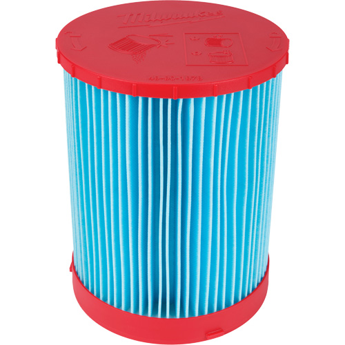 Filtre grand format &agrave; haute efficacit&eacute; pour aspirateur sec/humide, Cartouche, Pour 12 gal. US/9 gal. US/6 gal. US Trail Hammer and Bolt