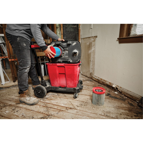 Filtre grand format &agrave; haute efficacit&eacute; pour aspirateur sec/humide, Cartouche, Pour 12 gal. US/9 gal. US/6 gal. US Trail Hammer and Bolt