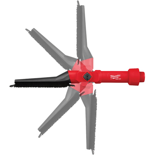 Brosse pivotante &agrave; profil bas Air-Tip Trail Hammer and Bolt