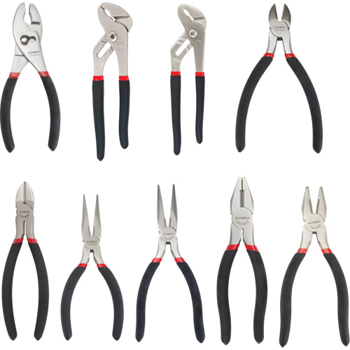 All-Purpose Plier Set, 9 Pieces Trail Hammer and Bolt