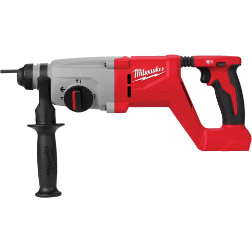M18 SDS Plus D-Handle Rotary Hammer (Tool Only), 18 V, 1" - 2-1/2", 1270 RPM Trail Hammer and Bolt