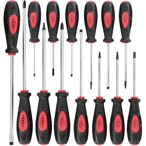 IESD-14S Jeu de tournevis ergonomiques, 14 mcx, Magn&eacute;tique Trail Hammer and Bolt