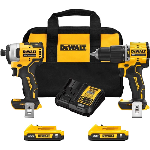 Ensemble combin&eacute; Atomic &agrave; deux outils sans fil et sans balais, Lithium-ion, 20 V Trail Hammer and Bolt