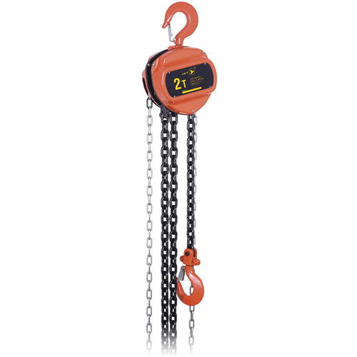 Palan &agrave; chaîne s&eacute;rie VCH, Lev&eacute;e 10', Capacit&eacute; 4400 lb (2 tonnes), Chaîne Acier alli&eacute; trait&eacute; &agrave; chaud Trail Hammer and Bolt