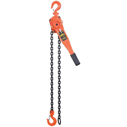 VLP Series Lever Chain Hoist, 10' Lift, 3000 lbs. (1.5 tons) Capacity Trail Hammer and Bolt