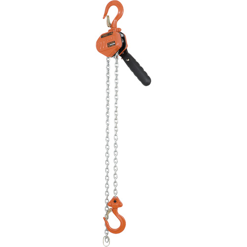 KLP-50-5 Palan &agrave; chaîne &agrave; levier s&eacute;rie VLP pour usage intensif, Lev&eacute;e 5', Cabacit&eacute; 1000 lb (0,5 tonne), Chaîne en Acier galvanis&eacute; Trail Hammer and Bolt