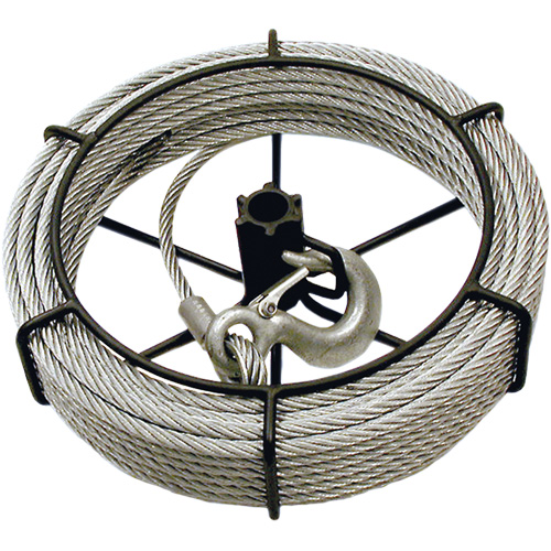 JGP-300A 3 Ton 66' Cable Assembly for Jet Wire Grip Pullers Trail Hammer and Bolt