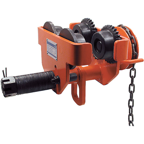Chariot &agrave; engrenage pour usage intensif s&eacute;rie SGT, 10 000 lb (5 tonnes) Capacit&eacute;, 4-1/2" - 8-1/32" Trail Hammer and Bolt
