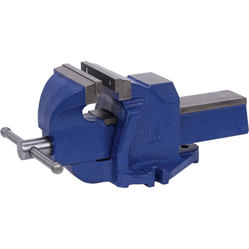 Heavy-Duty British Pattern Bench Vise, 6" Jaw Width, 3-1/2" Throat Depth Trail Hammer and Bolt