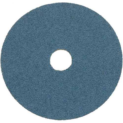 Disque de ponçage en fibre de r&eacute;sine, 7" dia., Grain Z24, Alumine de zirconium Trail Hammer and Bolt
