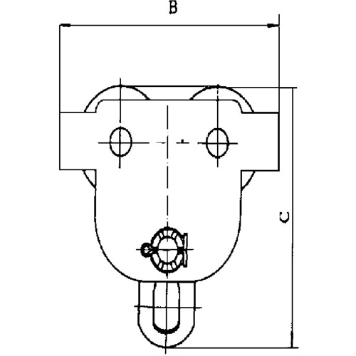 Chariot de levage manuel &agrave; usage intensif — s&eacute;rie SBT, 11000 lb (5 tonnes) Trail Hammer and Bolt