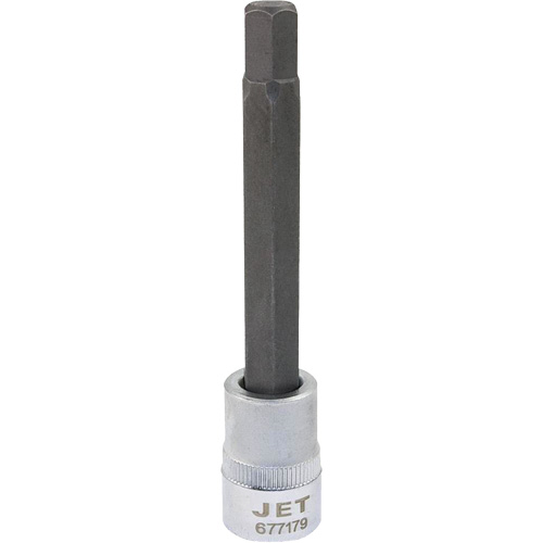 Tr&egrave;s longues douilles &agrave; embout, Hexagonale, 9 mm x 4" lo, Prise 3/8" Trail Hammer and Bolt