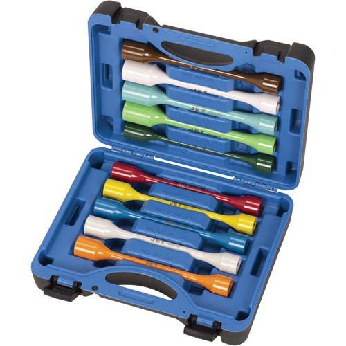 JTLS-1210S Jeux de douilles limiteurs de couple, Prise 1/2", Couple de 65 lb-pi/80 lb-pi/100 lb-pi/120 lb-pi/140 lb-pi/45 lb-pi/135 lb-pi, Multiple Trail Hammer and Bolt