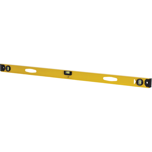 Niveau, Poutre en I, 48" lo, Aluminium, 3, Non magn&eacute;tique Trail Hammer and Bolt