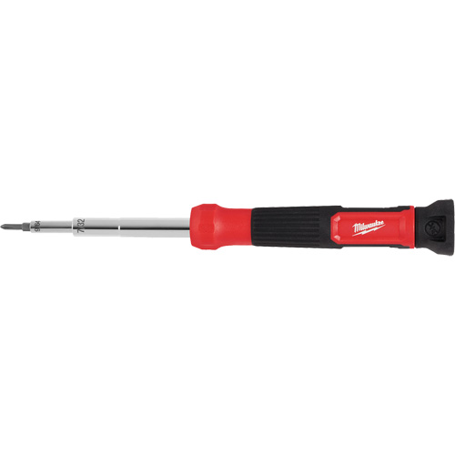 14-in-1 Precision Multi-Bit Screwdriver, 7-37/100" L, Cushion Grip Handle Trail Hammer and Bolt