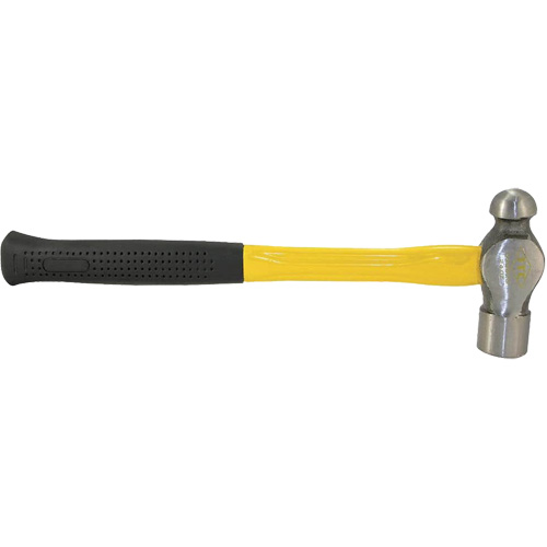 IBP-24F Ball Pein Hammer, 24 oz. Head Weight, Plain Face, Fibreglass Handle Trail Hammer and Bolt