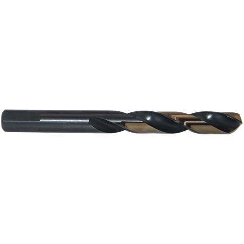Two-Tone 3-Flat Mechanic's Drill, 5/64", High Speed Steel, 135° Point Trail Hammer and Bolt