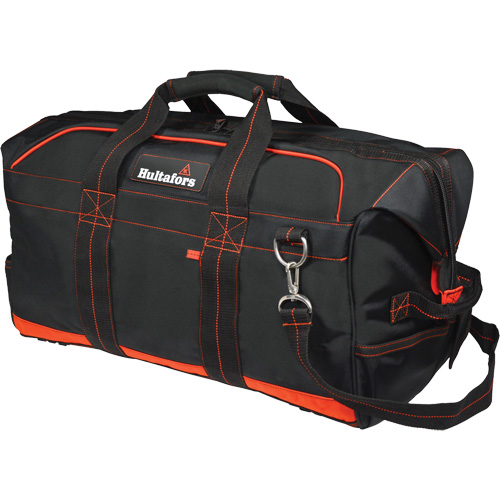 Sac professionnel de 24" pour &eacute;quipement d'entrepreneur, Polyester balistique, Noir/Rouge Trail Hammer and Bolt