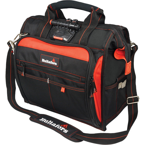 Sac &agrave; outils &eacute;clair&eacute; pour technicien, Polyester balistique, Noir/Rouge Trail Hammer and Bolt
