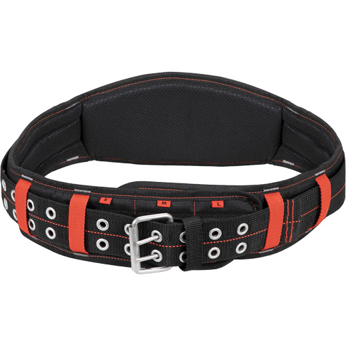 Ceinture coussin&eacute;e de 5", Noir/Rouge Trail Hammer and Bolt