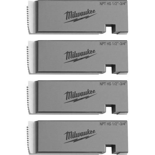 Fili&egrave;res de filetage pour tuyaux universel NPT, Pour tuyau de 1/2"-3/4", Acier rapide Trail Hammer and Bolt