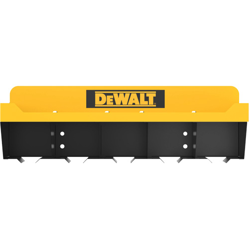 Power Tool Storage Shelf Combo, Steel, Black/Yellow Trail Hammer and Bolt