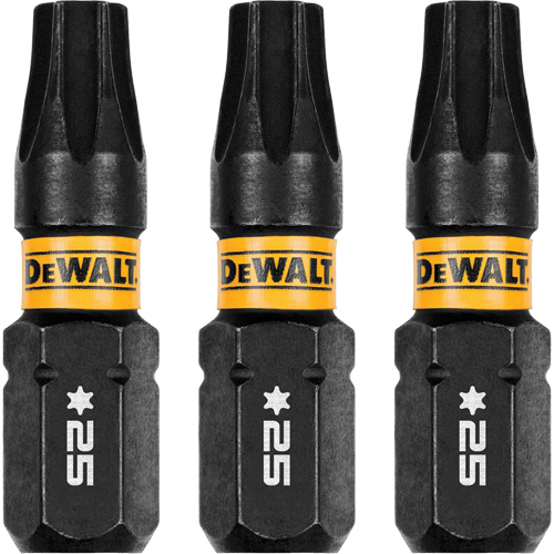 3-Piece FLEXTORQ&reg; Impact Screwdriving Bits, Torx, T-25, 1/4" Drive Trail Hammer and Bolt